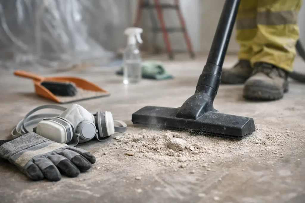 How to Remove Builder Dust Safely